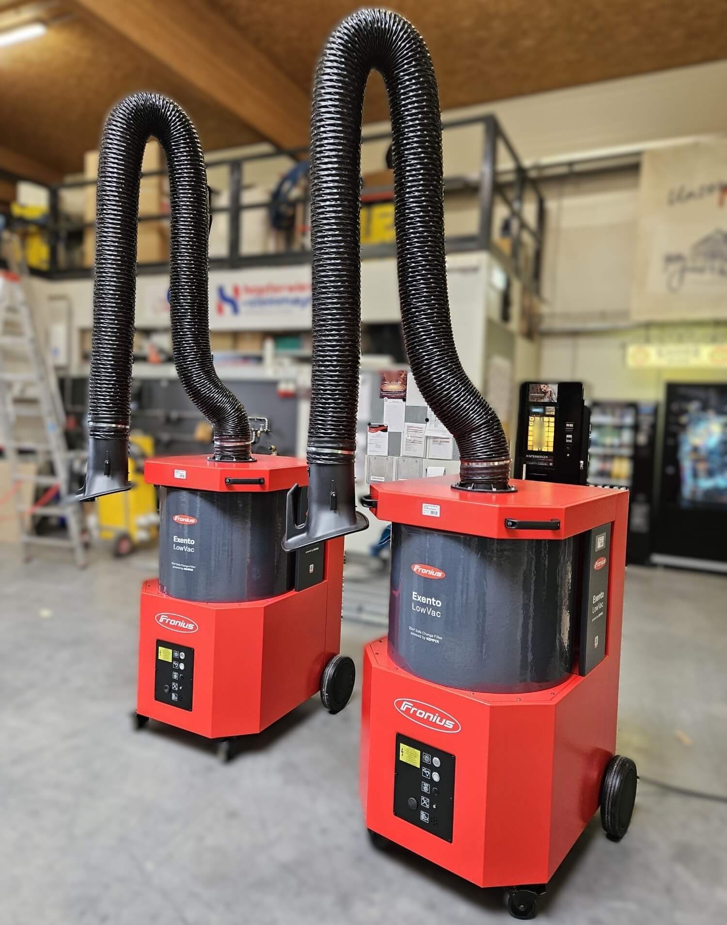 Moderne Abgasanlagen für frische Luft beim Schweißen!