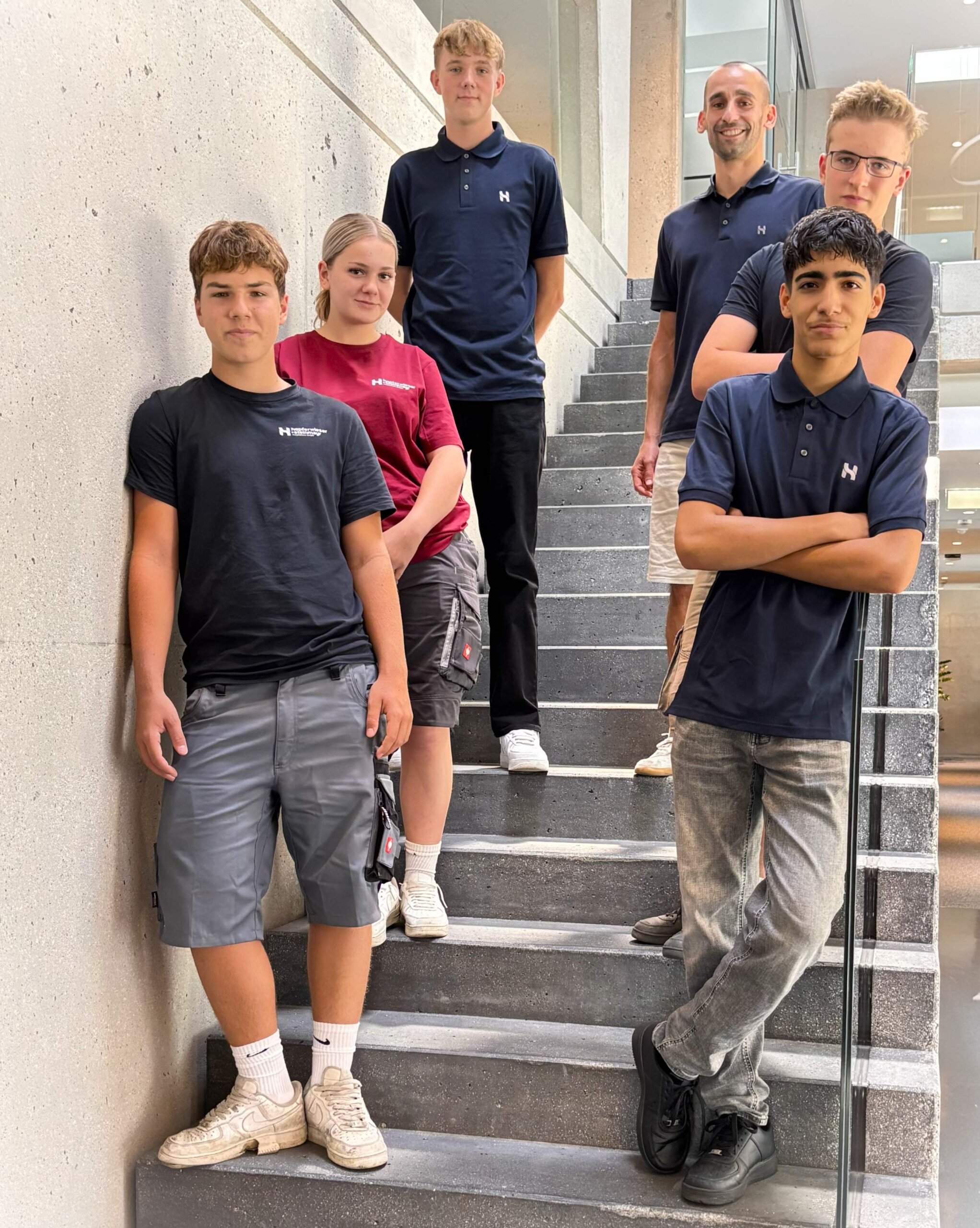 1 gemeinsamer Start. 5 neue Lehrlinge. 5 neue Zukunfts-Geschichten.